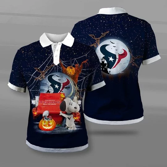 Houston Texans Polo T-Shirt Full Size HB27
