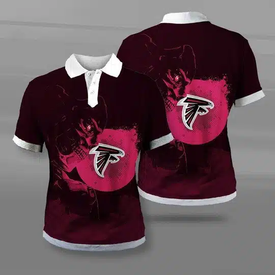Atlanta Falcons Polo T-Shirt Full Size VV57