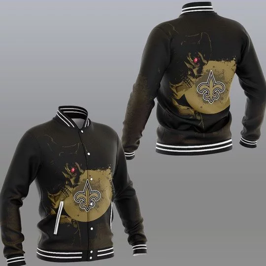 New Orleans Saints Baseball Jacket YB39