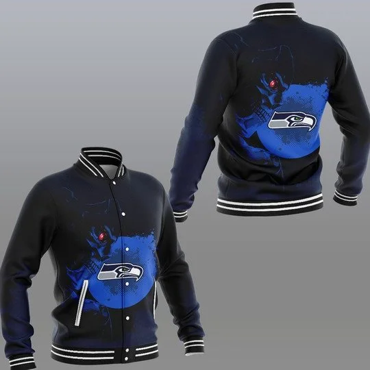 Seattle Seahawks Baseball Jacket OG79