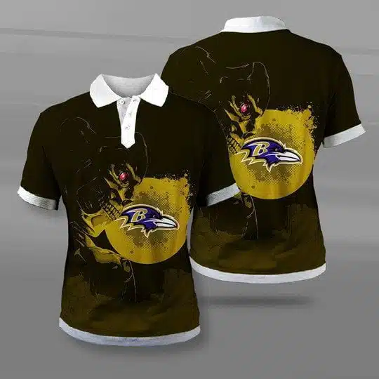 Baltimore Ravens Polo T-Shirt Full Size YN92