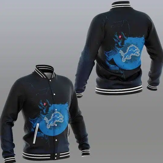 Detroit Lions Baseball Jacket UE72