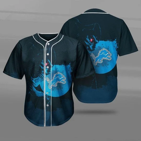 Detroit Lions Baseball Jersey VE84