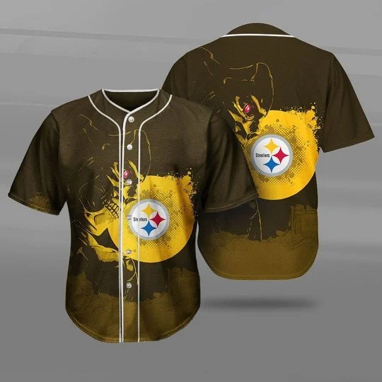 Pittsburgh Steelers Baseball Jersey LR10
