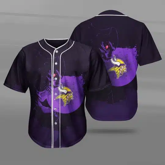 Minnesota Vikings Baseball Jersey MR32