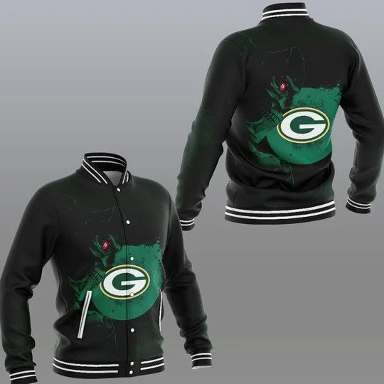 Green Bay Packers Baseball Jacket MT52