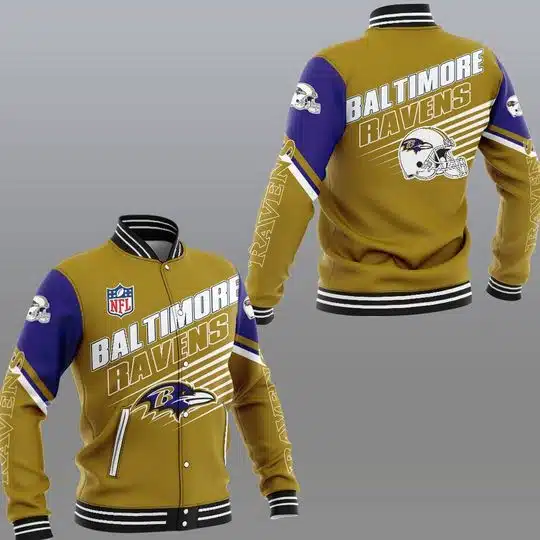 Baltimore Ravens Baseball Jacket UU73