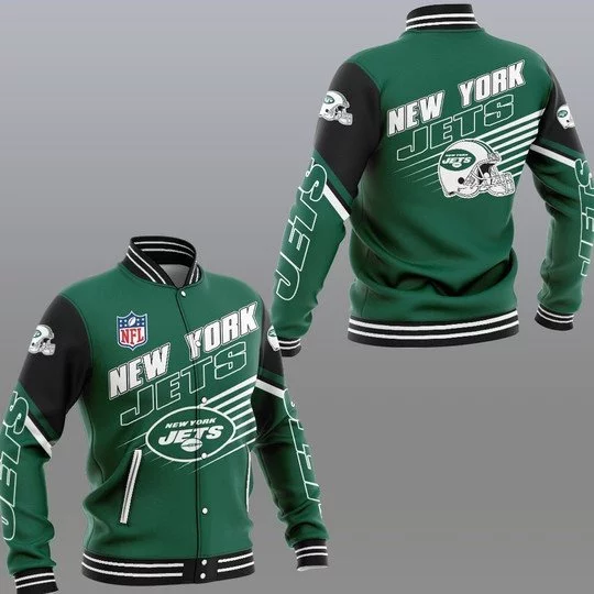 New York Jets Baseball Jacket WL91