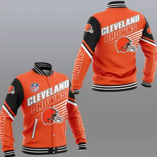 Cleveland Browns Baseball Jacket UB58