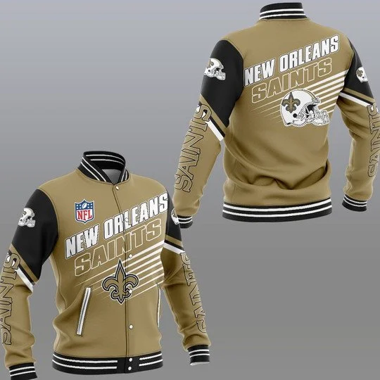 New Orleans Saints Baseball Jacket OB91