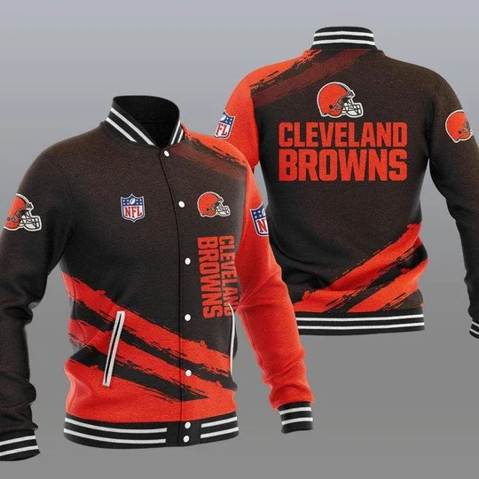 Cleveland Browns Baseball Jacket UA93