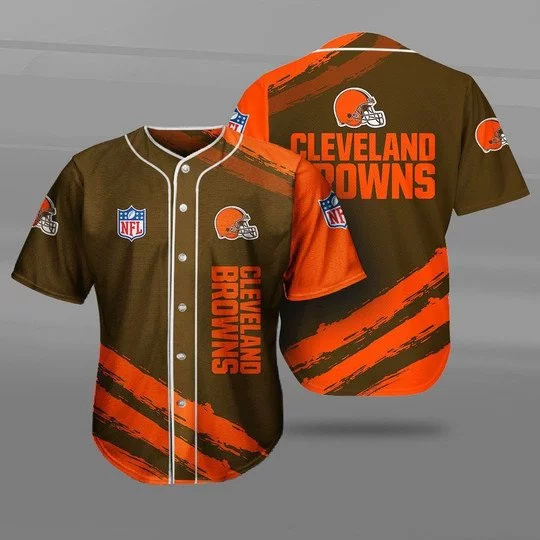 Cleveland Browns Baseball Jersey ID77
