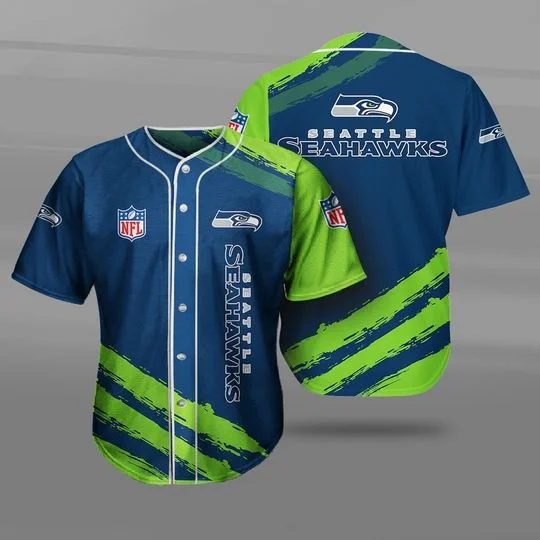 Seattle Seahawks Baseball Jersey KB78