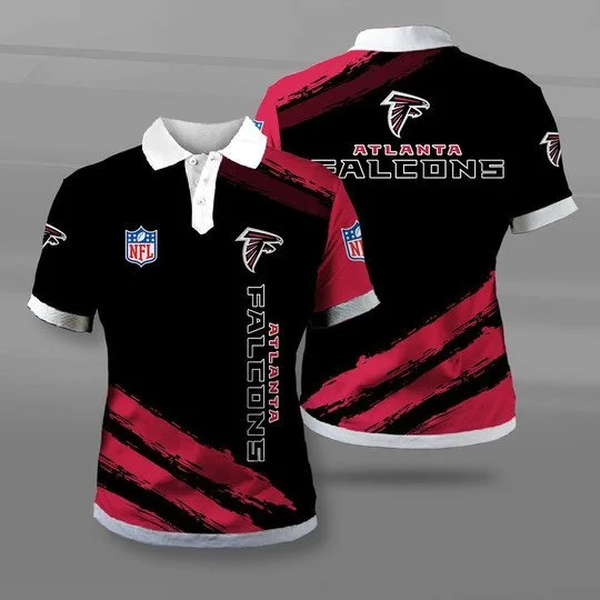 Atlanta Falcons Polo T-Shirt Full Size BC44