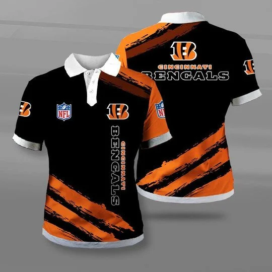 Cincinnati Bengals Polo T-Shirt Full Size OF63