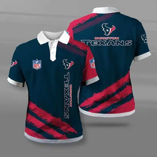Houston Texans Polo T-Shirt Full Size XI37