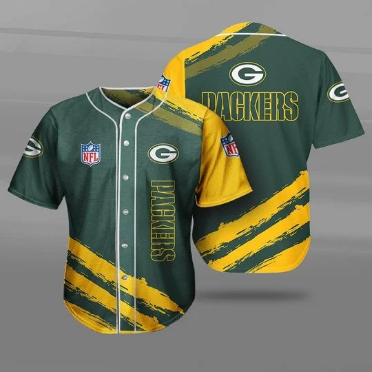 Green Bay Packers Baseball Jersey JE28