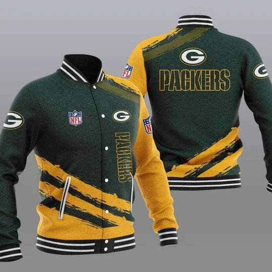 Green Bay Packers Baseball Jacket JW12