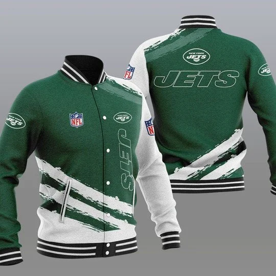 New York Jets Baseball Jacket JB82