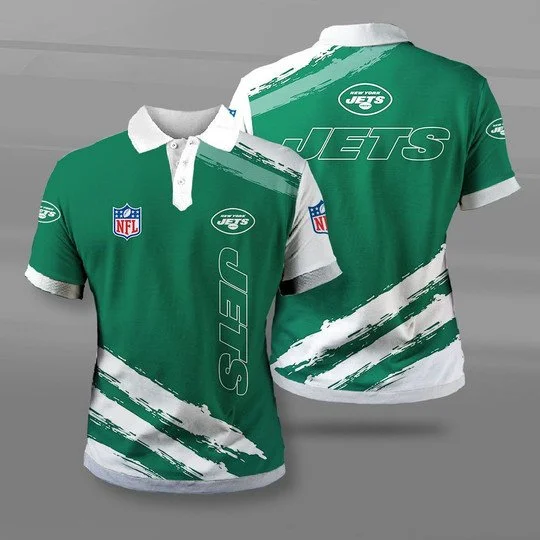 New York Jets Polo T-Shirt Full Size TI06