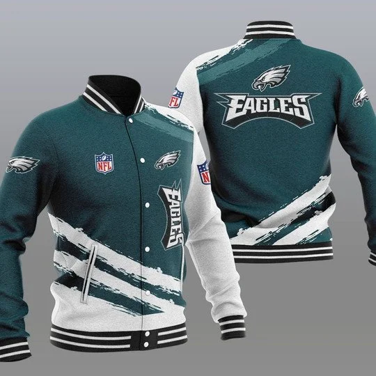 Philadelphia Eagles Baseball Jacket OG91