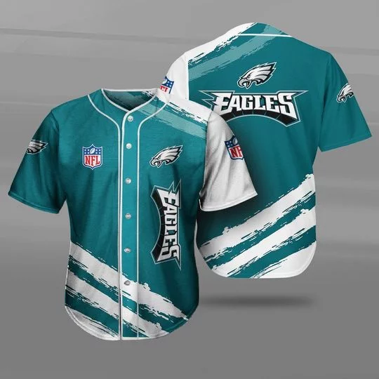 Philadelphia Eagles Baseball Jersey LT39