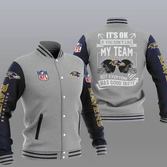 Baltimore Ravens Baseball Jacket FO33
