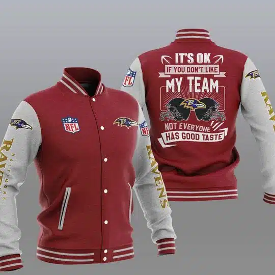 Baltimore Ravens Baseball Jacket UF60