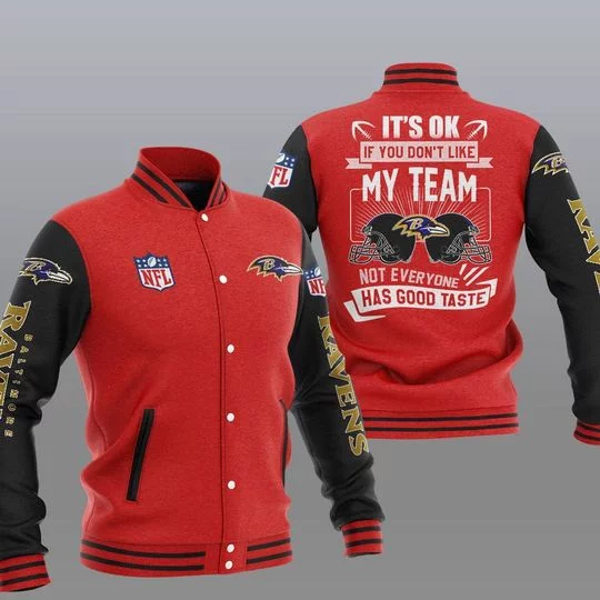 Baltimore Ravens Baseball Jacket YC39