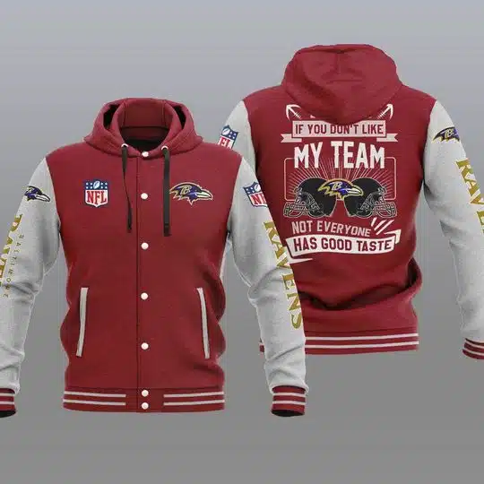 Baltimore Ravens Baseball Jacket UF60 - Image 2