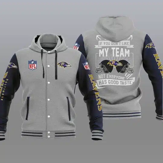 Baltimore Ravens Baseball Jacket FO33 - Image 2