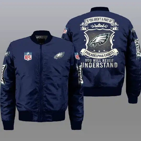 Philadelphia Eagles Bomber Jacket Full Size IC88