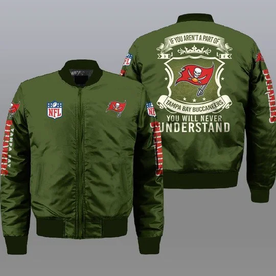Tampa Bay Buccaneers Bomber Jacket Full Size UK19