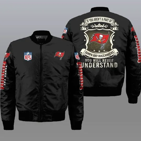 Tampa Bay Buccaneers Bomber Jacket Full Size OJ73