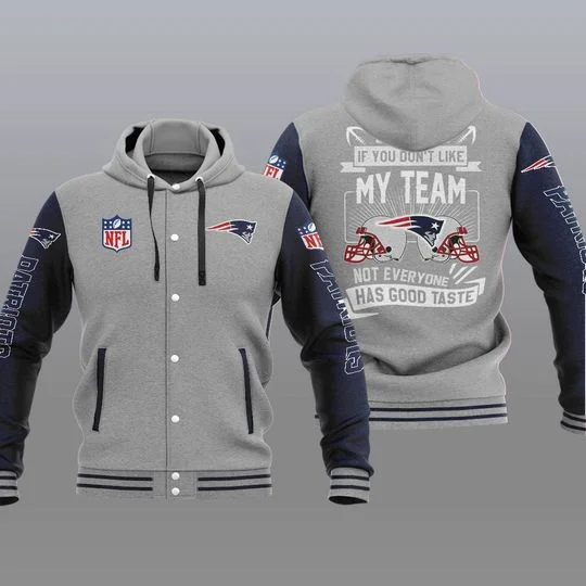 New England Patriots Baseball Jacket OI73 - Image 2