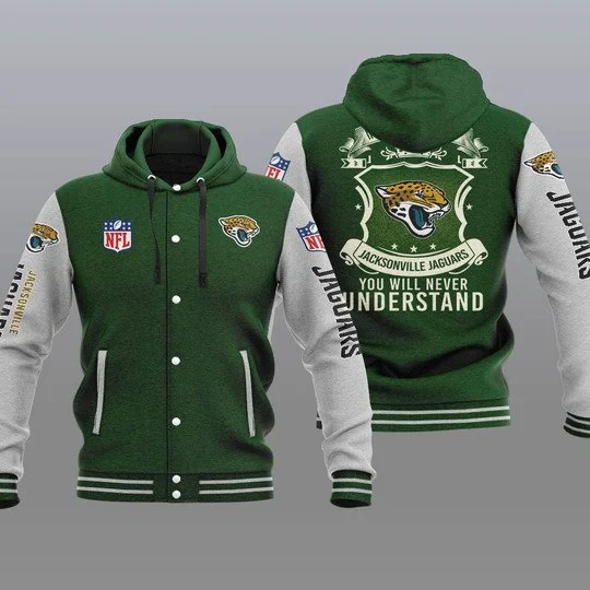 Jacksonville Jaguars Baseball Jacket ZI93 - Image 2