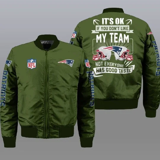 New England Patriots Bomber Jacket Full Size YX71
