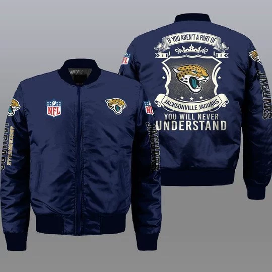 Jacksonville Jaguars Bomber Jacket Full SIZE DJ74