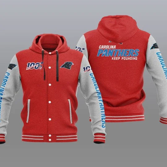 Carolina Panthers Baseball Jacket TJ73 - Image 2
