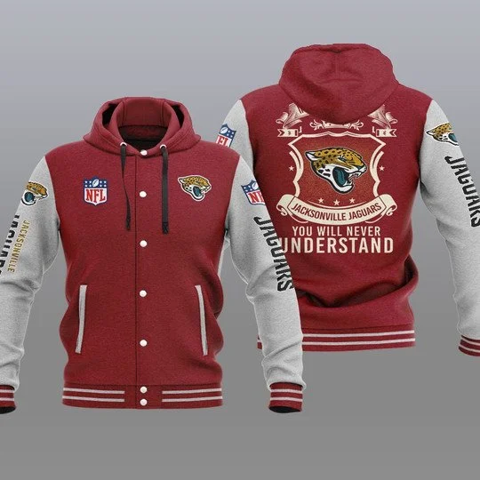 Jacksonville Jaguars Baseball Jacket KR32 - Image 2