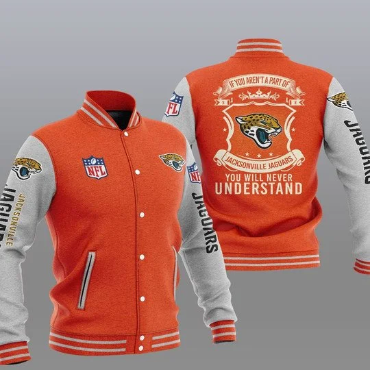 Jacksonville Jaguars Baseball Jacket ZP35
