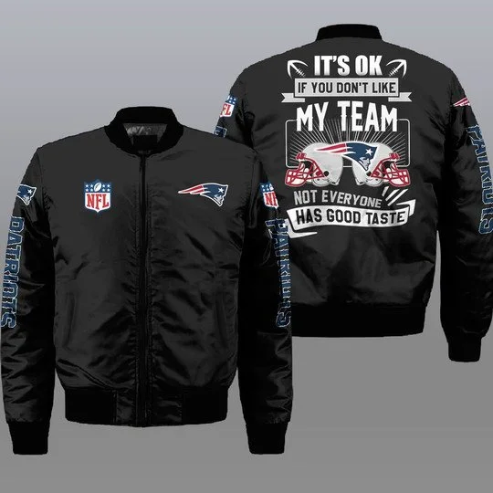 New England Patriots Bomber Jacket Full Size KX19