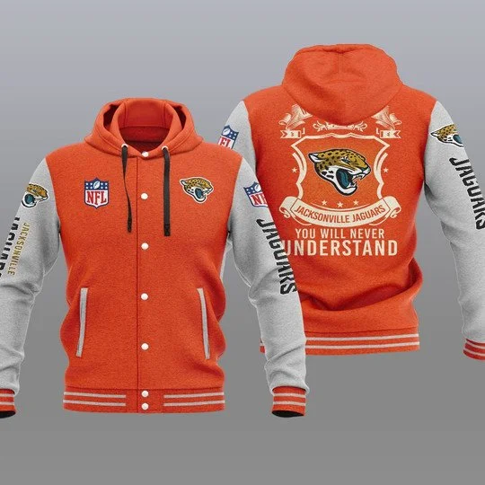 Jacksonville Jaguars Baseball Jacket ZP35 - Image 2