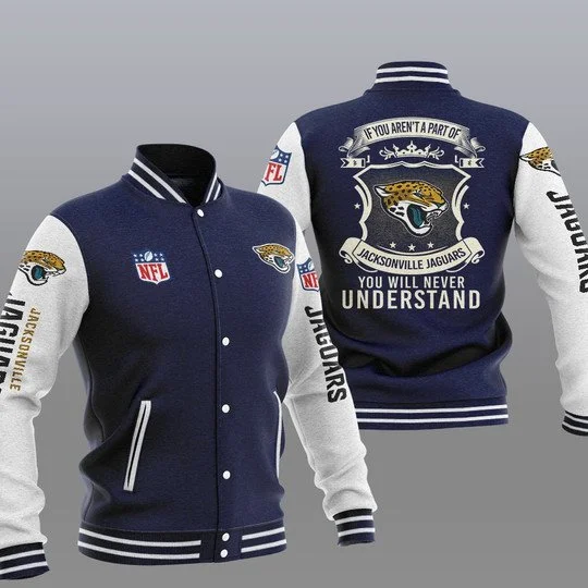 Jacksonville Jaguars Baseball Jacket KE48