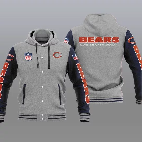 Chicago Bears Baseball Jacket VY77 - Image 2