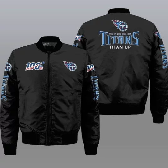 Tennessee Titans Bomber Jacket Full Size OB54