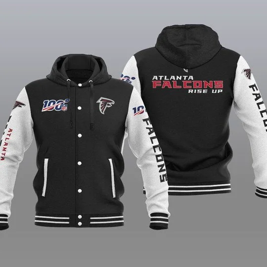 Atlanta Falcons Baseball Jacket TT00 - Image 2