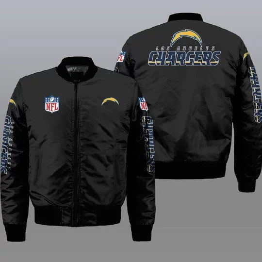 Los Angeles Chargers Bomber Jacket Full Size TX34