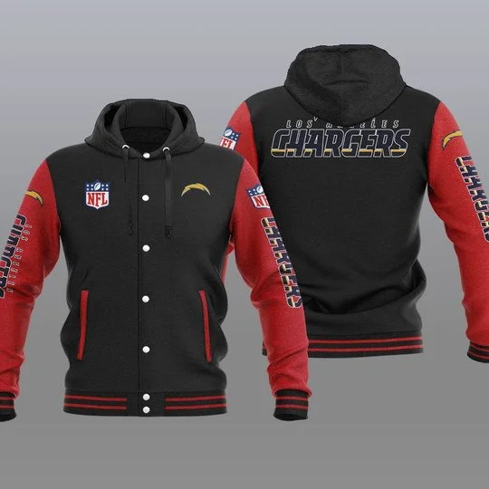 Los Angeles Chargers Baseball Jacket LX47 - Image 2