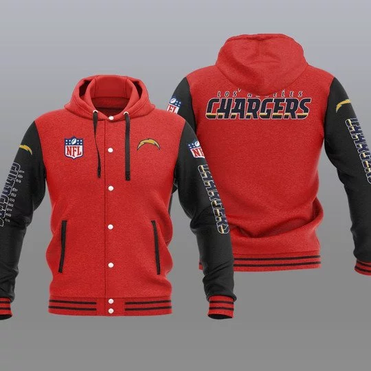 Los Angeles Chargers Baseball Jacket IU69 - Image 2